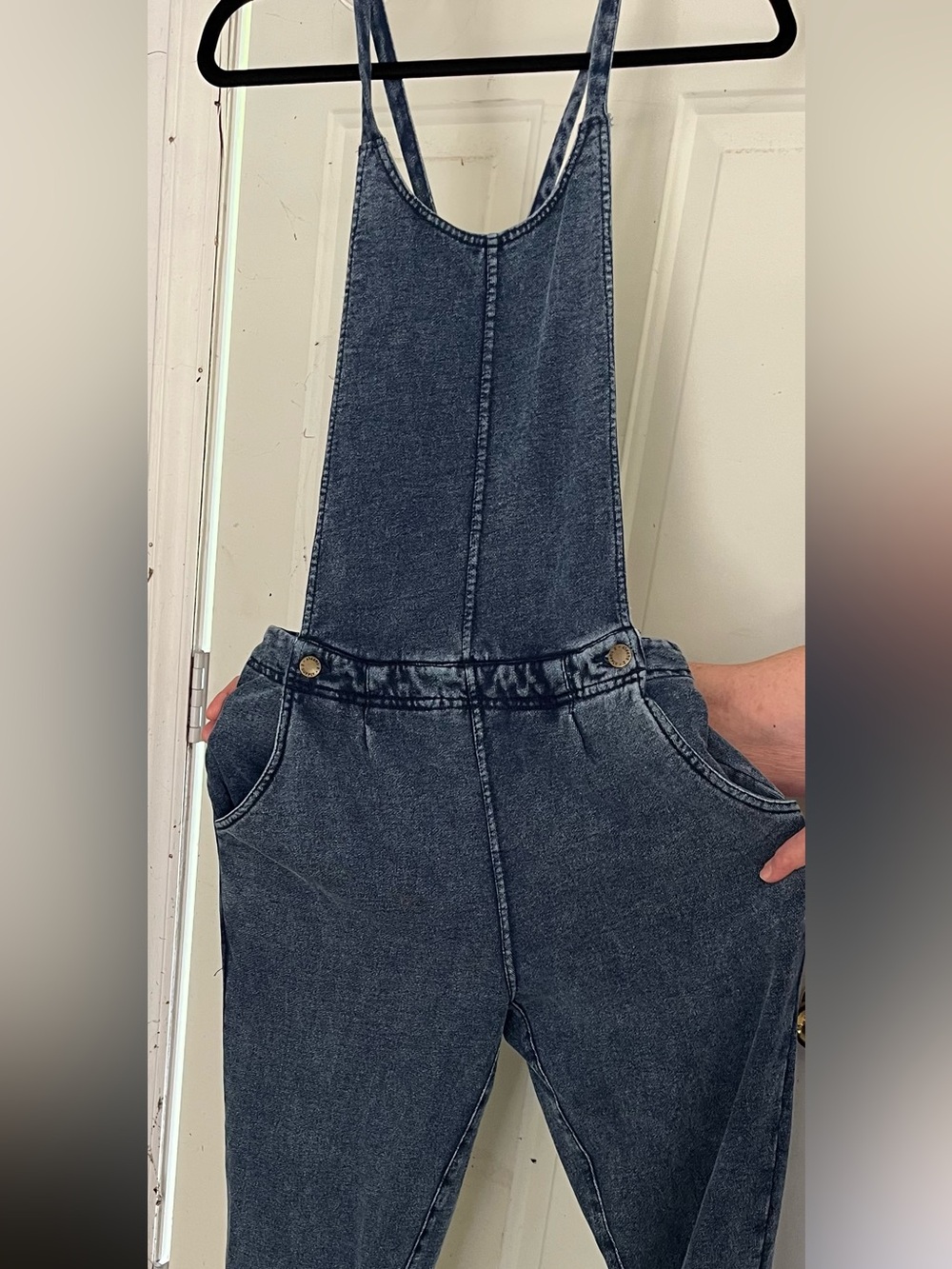 Z Supply Dark Denim Overalls